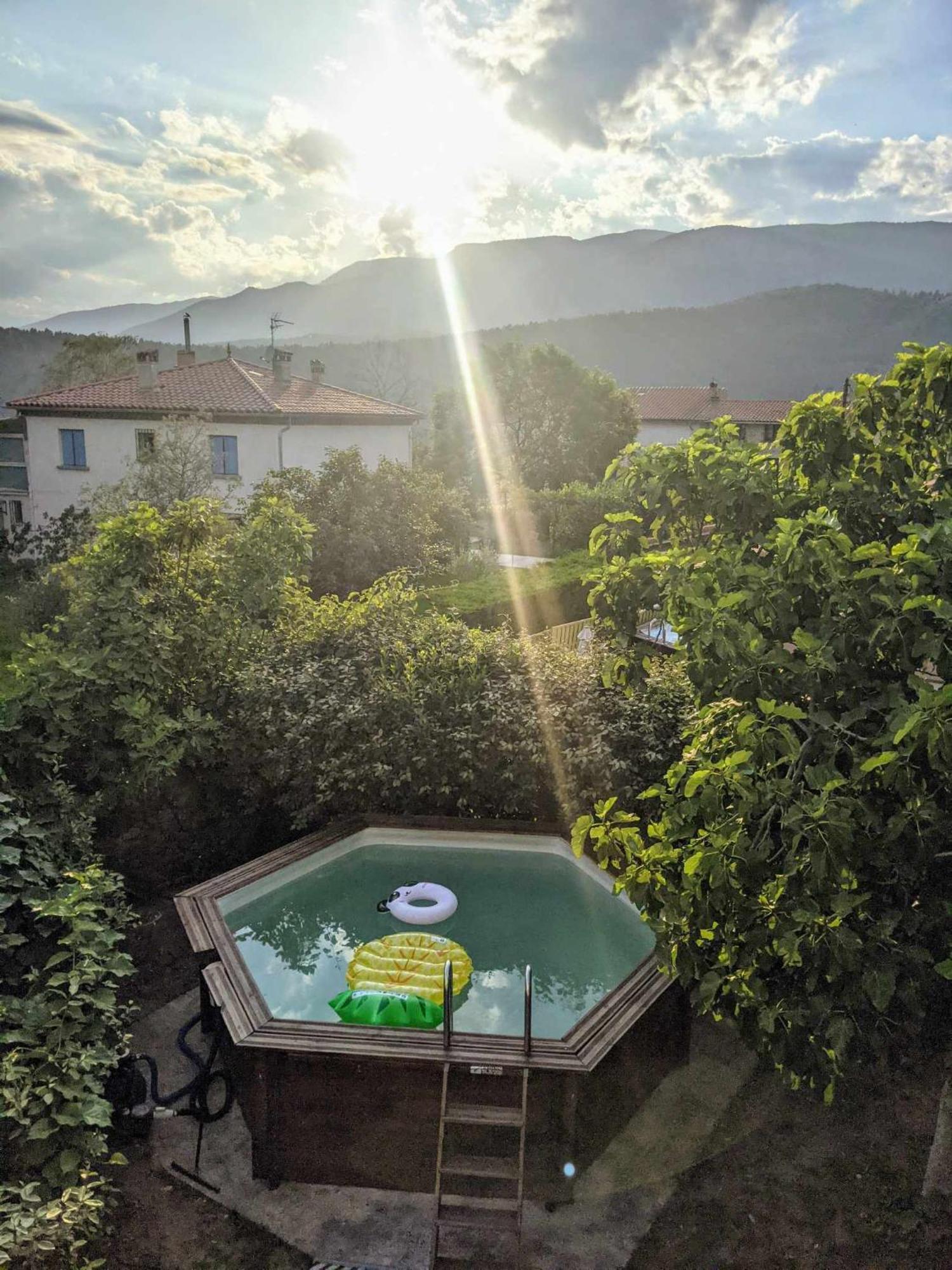 El Sola Spacieux Studio Avec Acces Jardin Et Piscine Corneilla-de-Conflent Екстер'єр фото